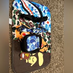 BAPE ABC BLUE CAMO CROSSBODY